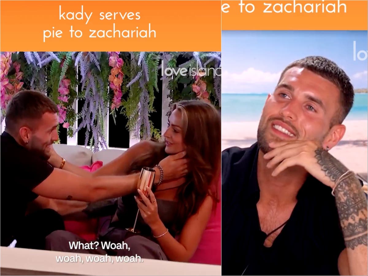 Love Island viewers send Zach their commiserations after Kady rejects his kiss