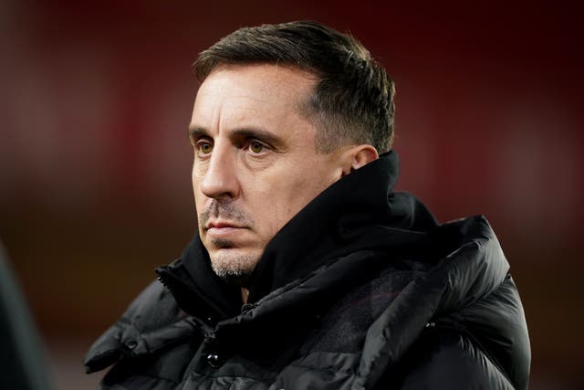 Gary Neville will join the cast of Dragon’s Den as a guest next year (Mike Egerton/PA)