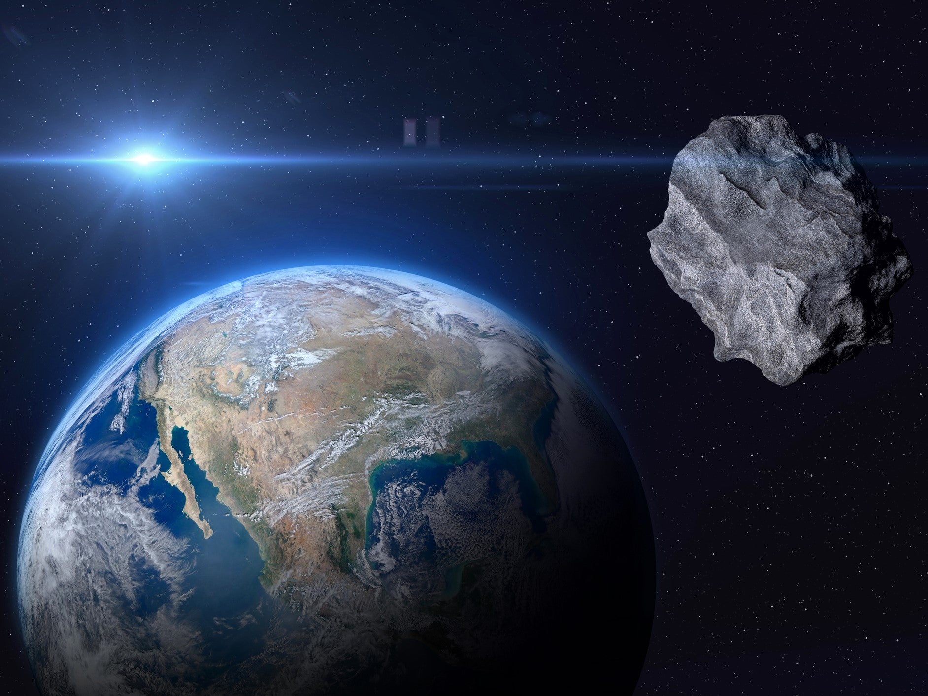 <p>Nasa says the 2013 WV44 asteroid, which is around 160 metres in diameter, will zoom past Earth on 28 June, 2023</p>