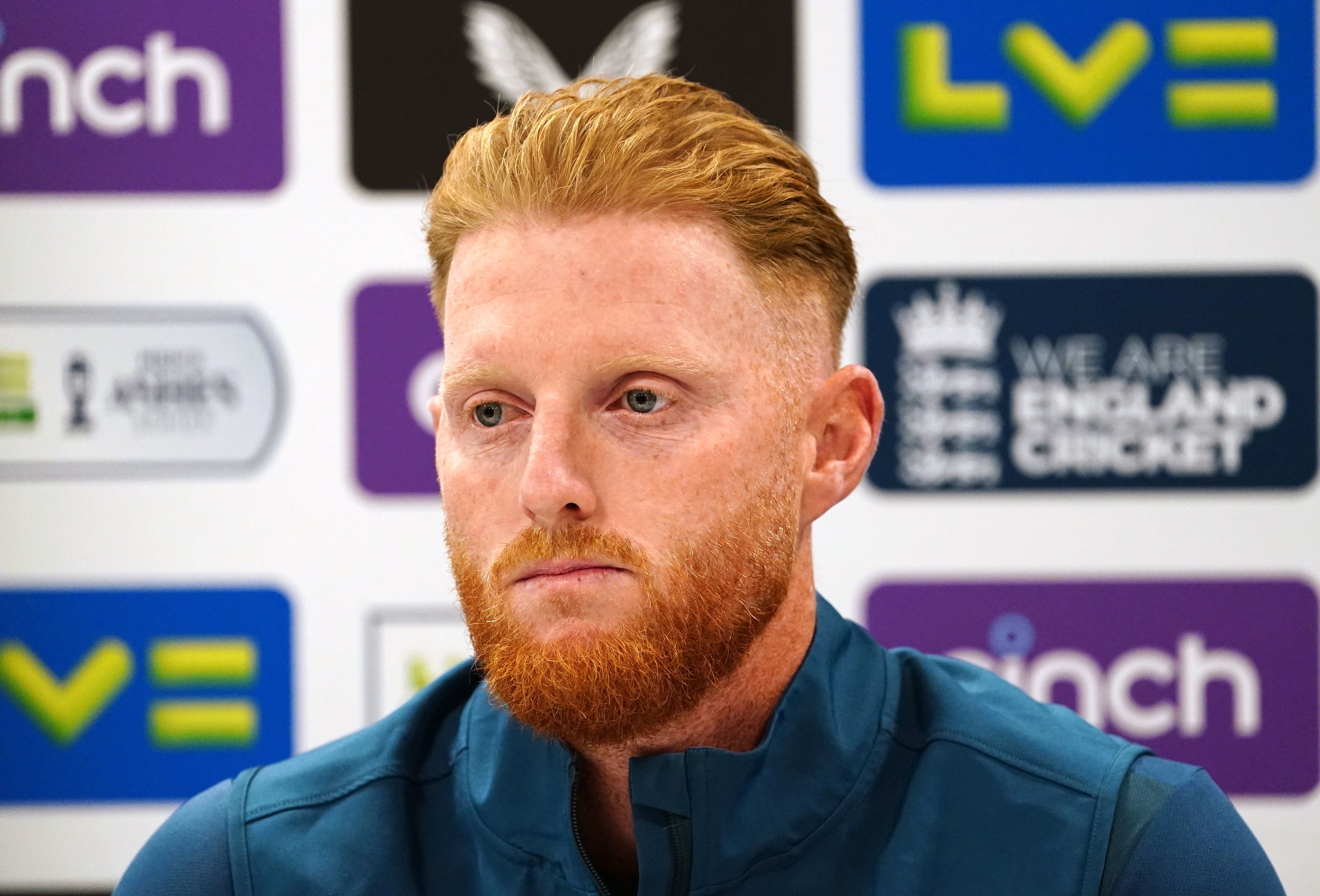 England's Ben Stokes during a press conference at Lord's Cricket Ground