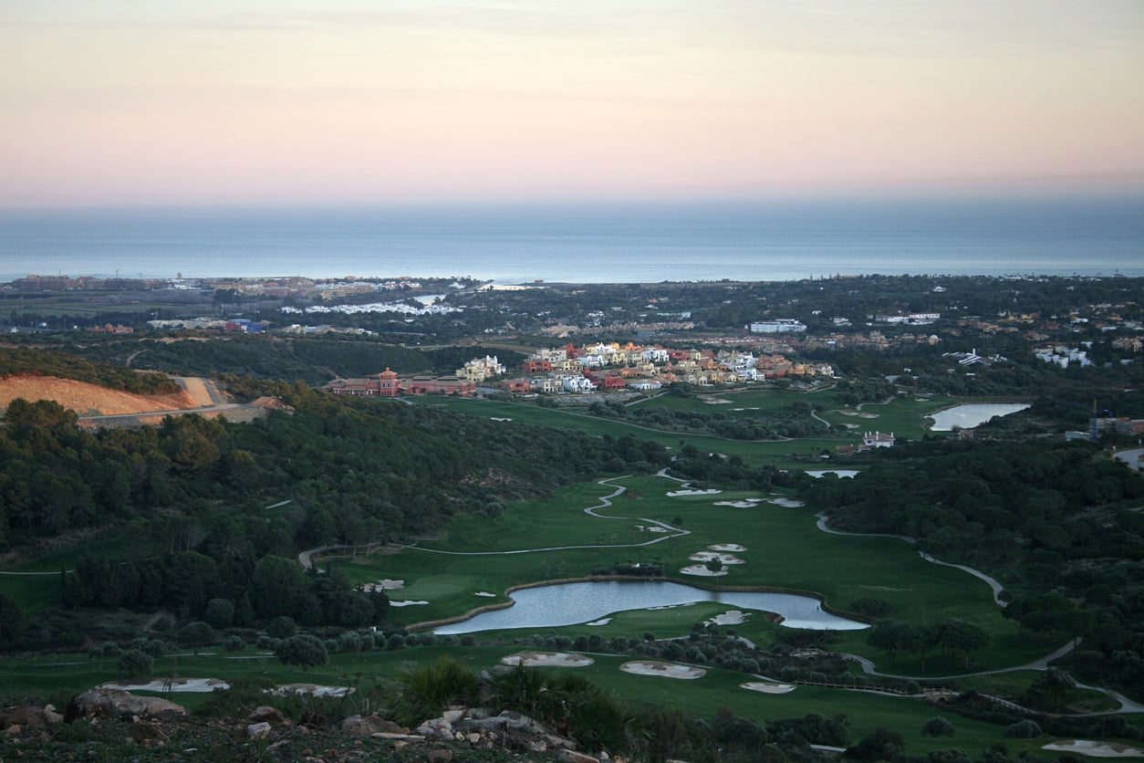 A view over part of the Real Sotogrande golf course