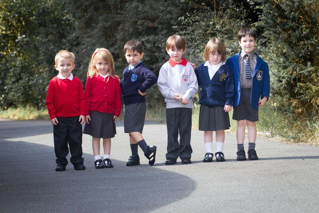 Secondary school parents and carers are spending on average £422 per year on uniforms (Alamy/PA)