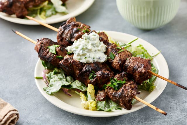 Food-Kebabs on the Grill