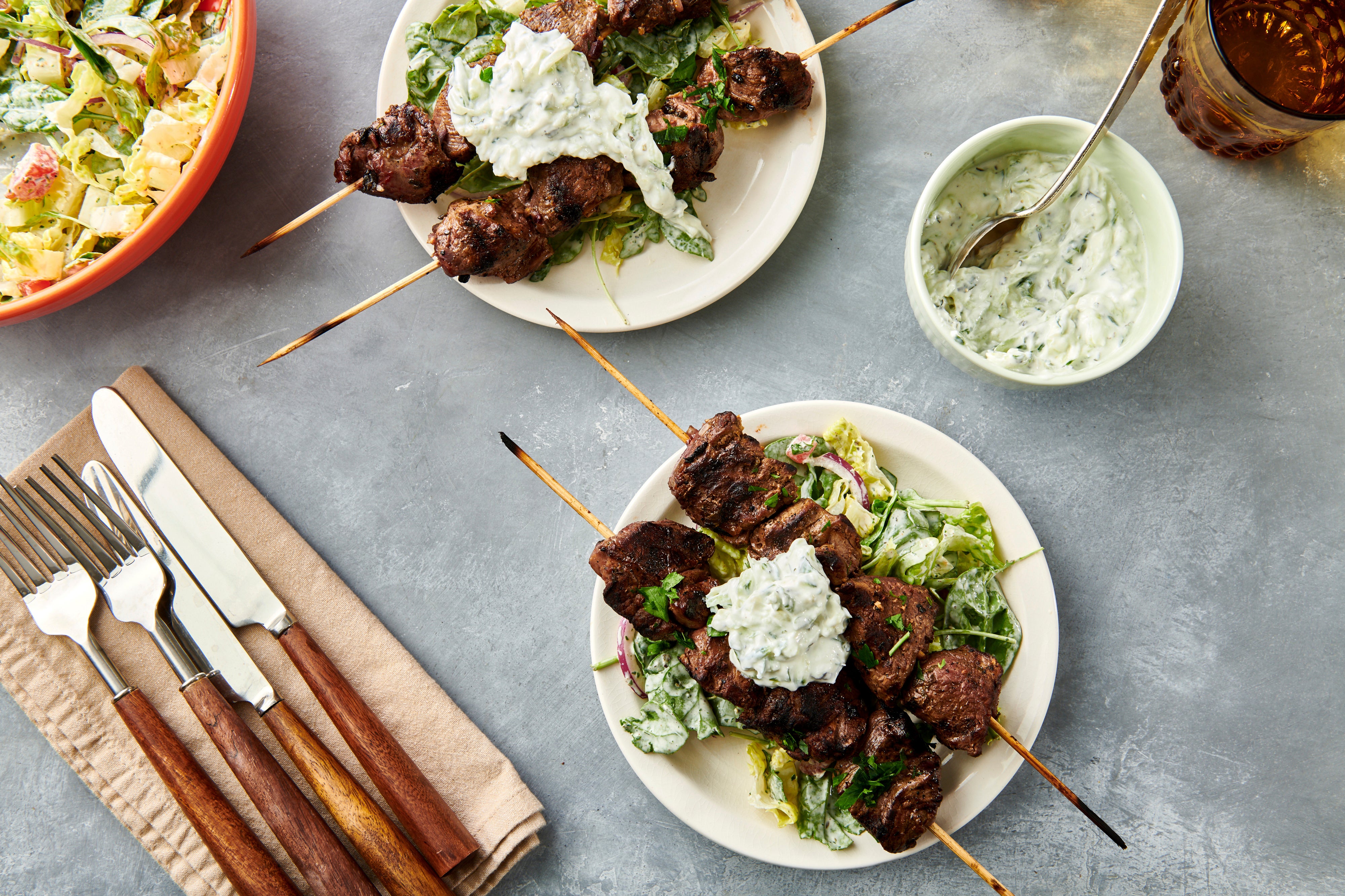 Food-Kebabs on the Grill