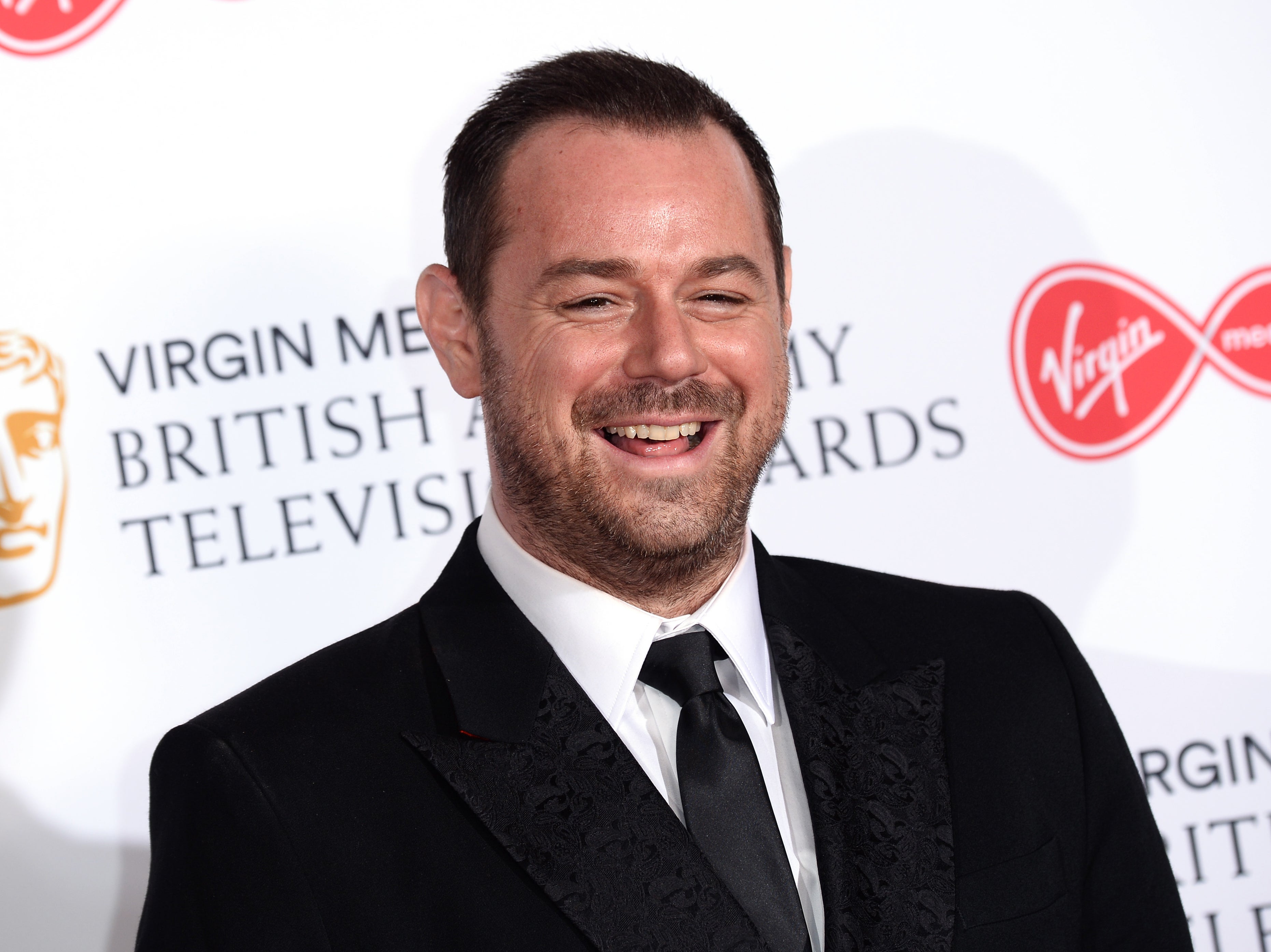 Danny Dyer na sala de imprensa do Virgin TV BAFTA Television Award no Royal Festival Hall em 12 de maio de 2019