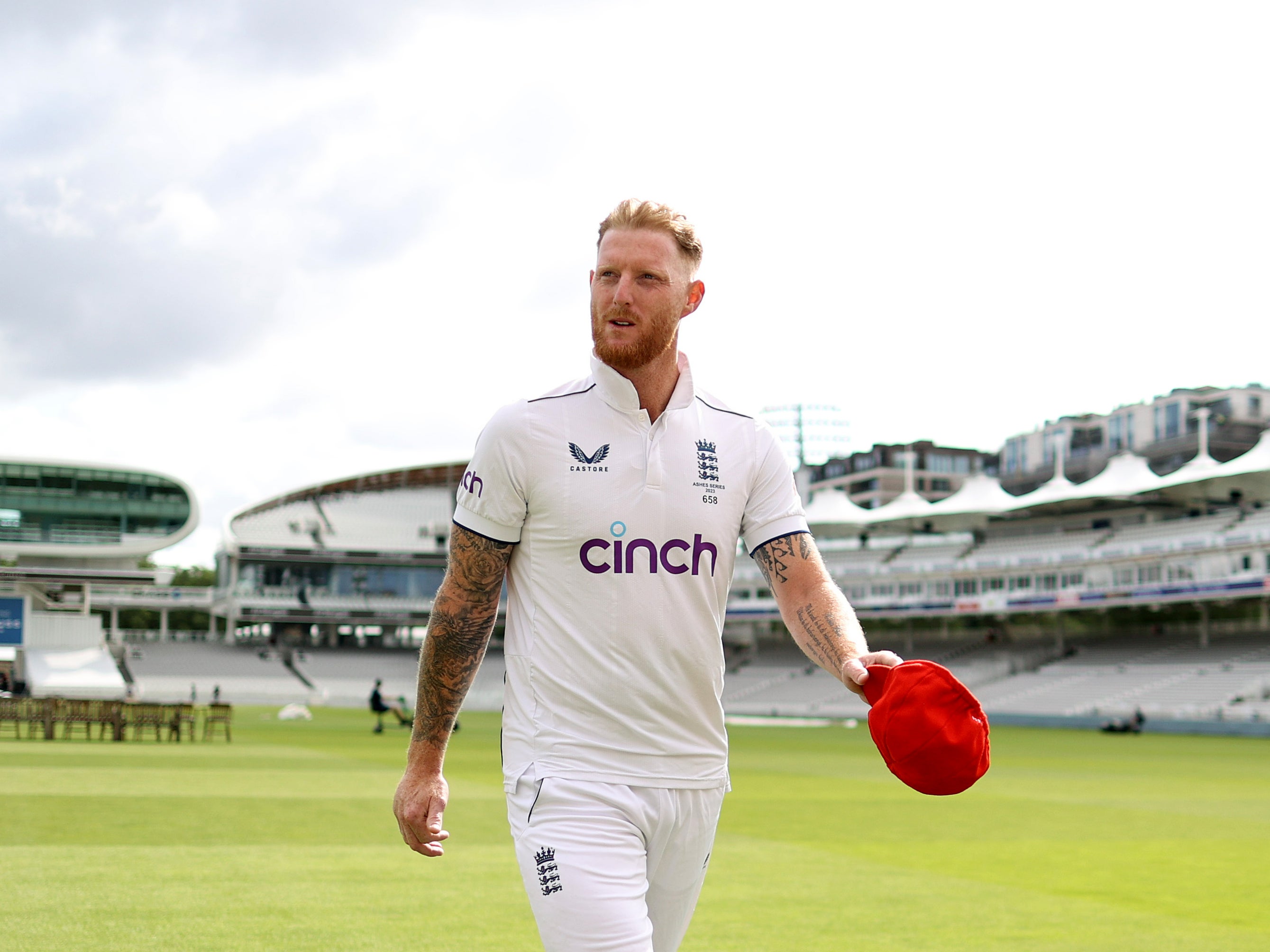 Ben Stokes during a training session at Lord's