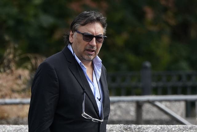 Former singer Antonio Di Bartolomeo, who performed under the name Tony Di Bart, arrives at Reading Magistrates’ Court, Berkshire (Andrew Matthews/PA)
