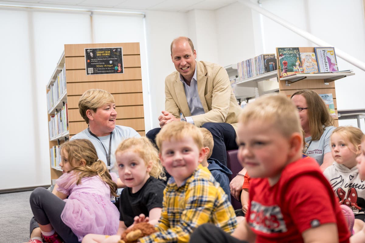 William visits Aberdeen on UK tour supporting anti-homelessness project