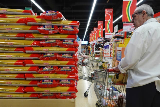 ITALIA-PASTA HUELGA