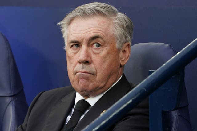 Former Everton manager Carlo Ancelotti has settled a contract dispute with the club (Martin Rickett/PA)