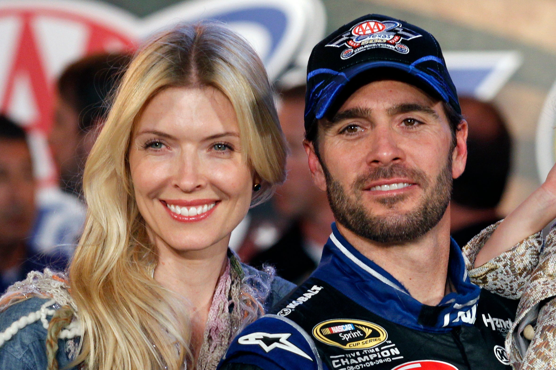 NASCAR driver Jimmie Johnson married wife Chandra in 2004, and the couple have two children