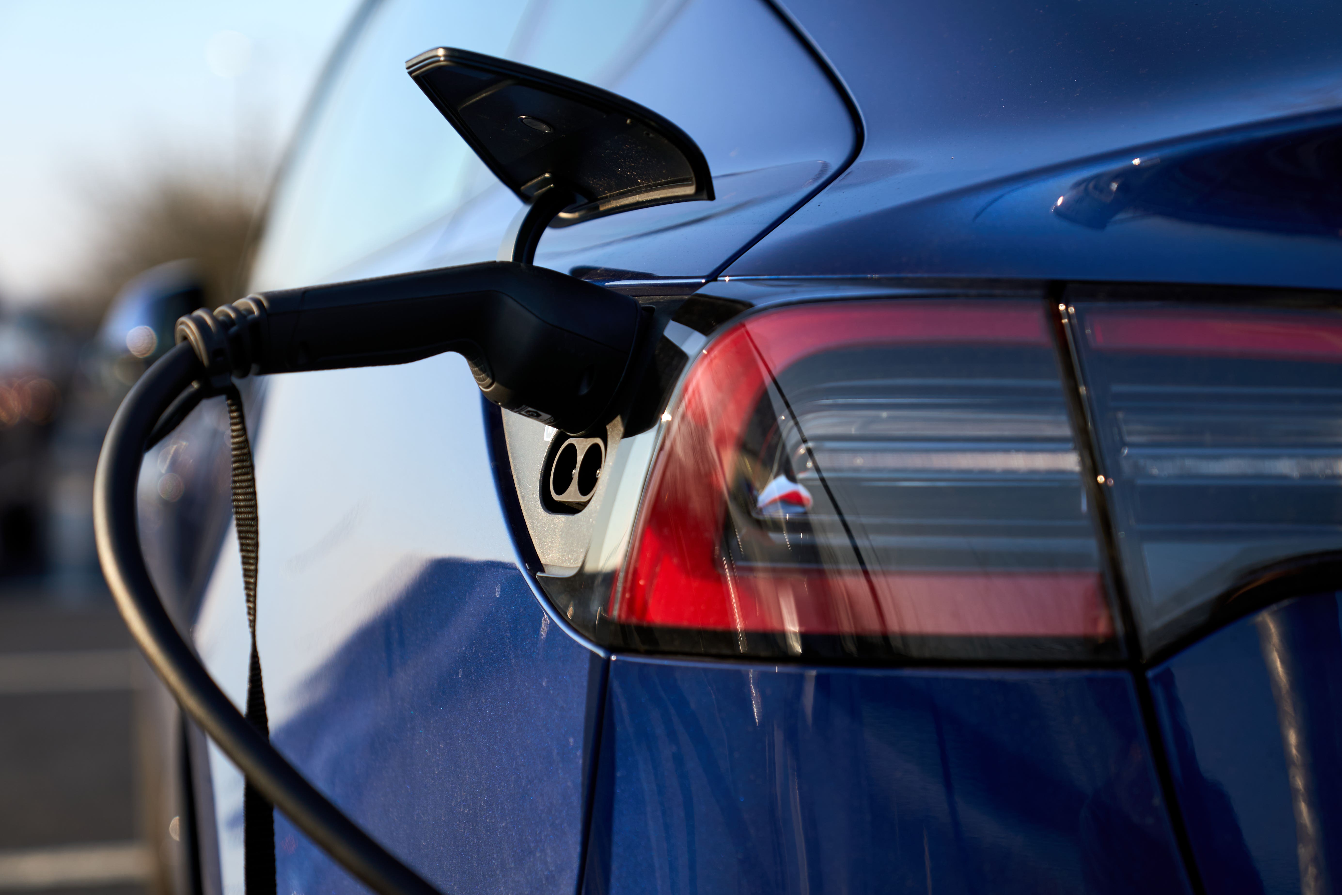 EV charge points is one area where the Government needs to step up the pace of change, the Climate Change Committee said (John Walton/PA)