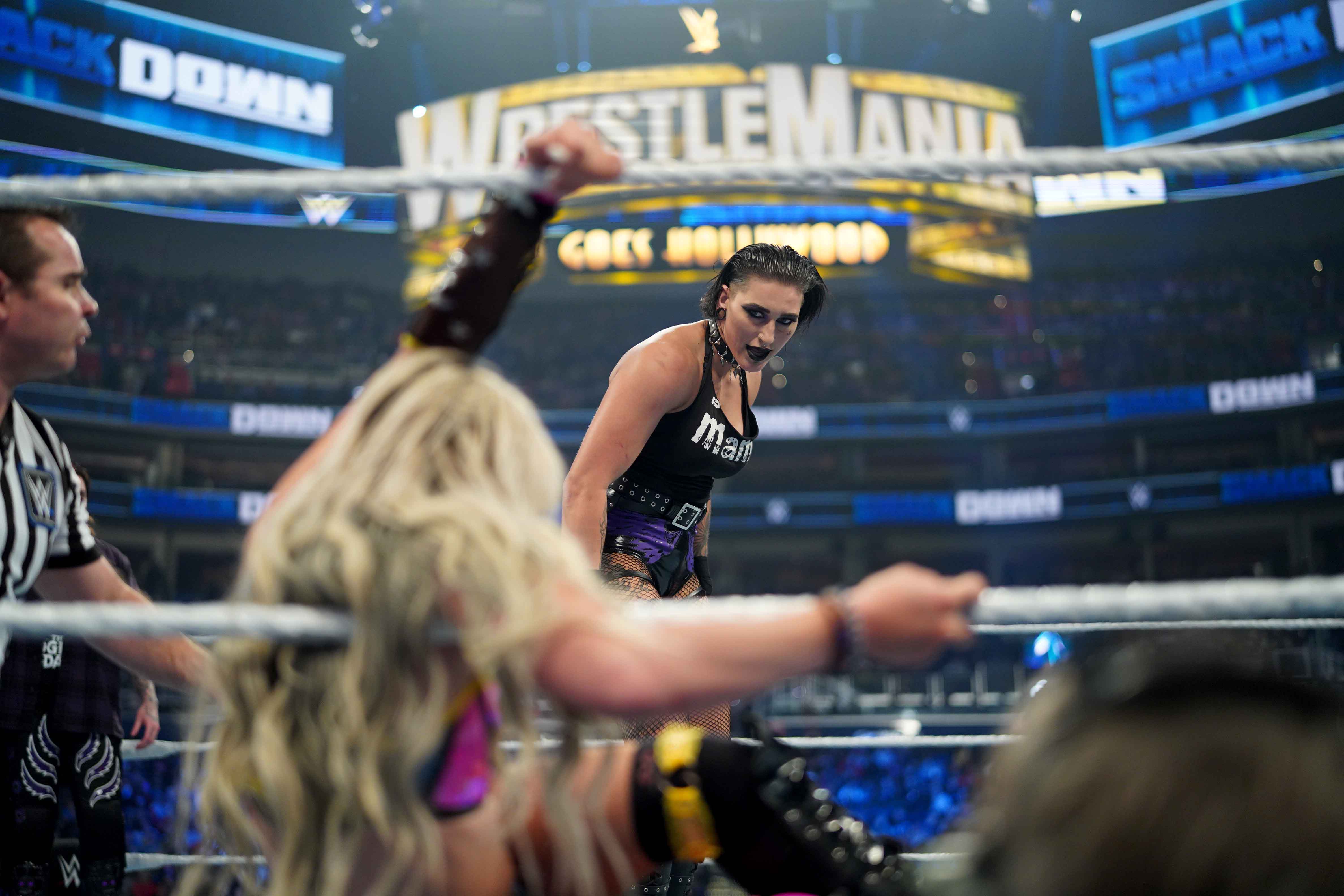 Rhea Ripley at WWE WrestleMania