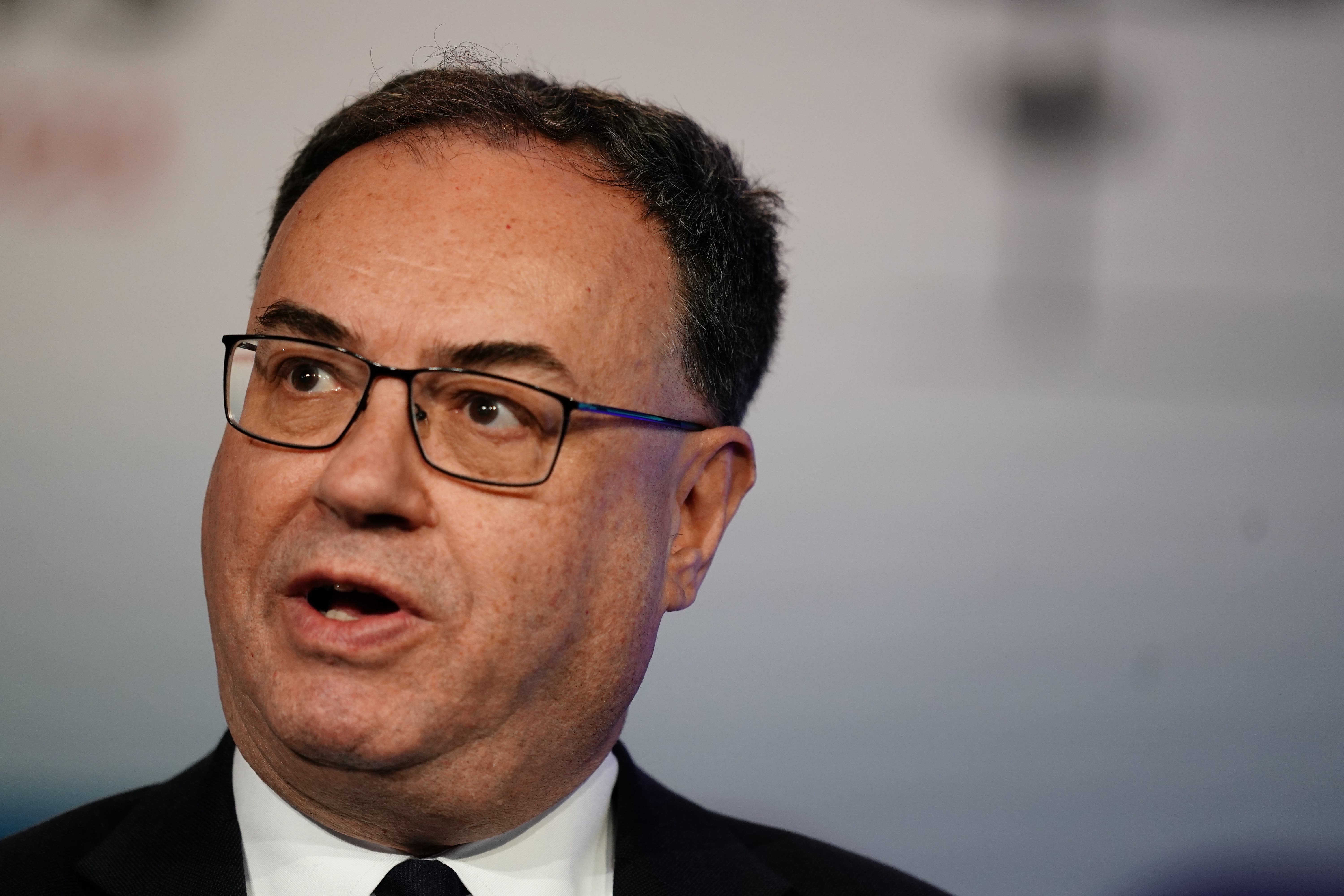 Andrew Bailey was speaking at an event hosted by the European Central Bank (Jordan Pettitt/PA)