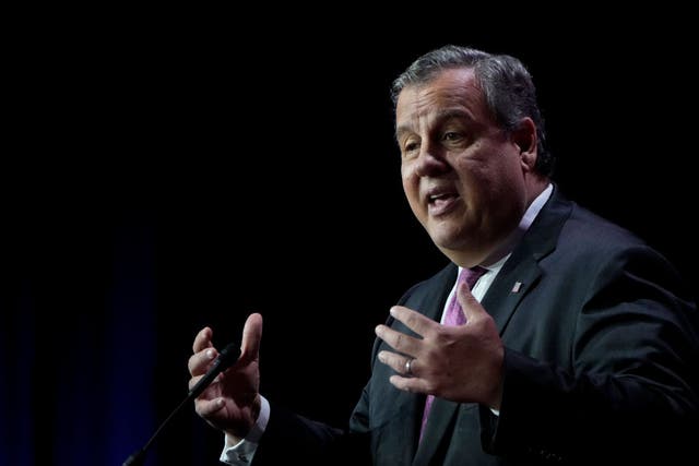 <p>Former New Jersey Governor Chris Christie said Donald Trump was a ‘one man crime wave’ during a podcast interview </p>