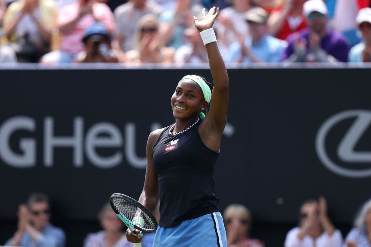 Coco Gauff dismantles Brit Jodie Burrage and top seed Taylor Fritz shocked in Wimbledon warm-up Coco Gauff dismantles Brit Jodie Burrage and top seed Taylor Fritz shocked in Wimbledon warm-up