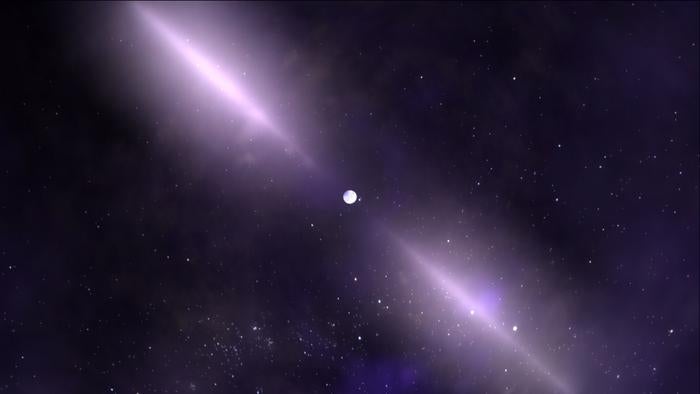 Pulsars are fast-spinning neutron stars that emit narrow, sweeping beams of radio waves
