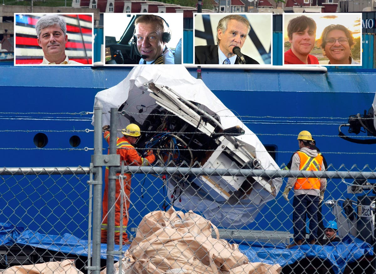 ‘Human remains’ found as photos show submarine wreckage recovered near Titanic