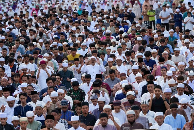 APTOPIX Indonesia Eid al-Adha