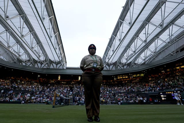 Wimbledon installed a retractable roof over centre court in 2009 (Steven Paston/PA)