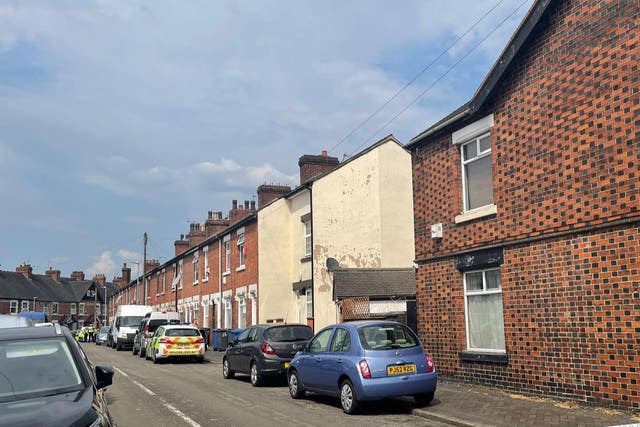 <p>File: Street view of Flax Street in Staffordshire</p>