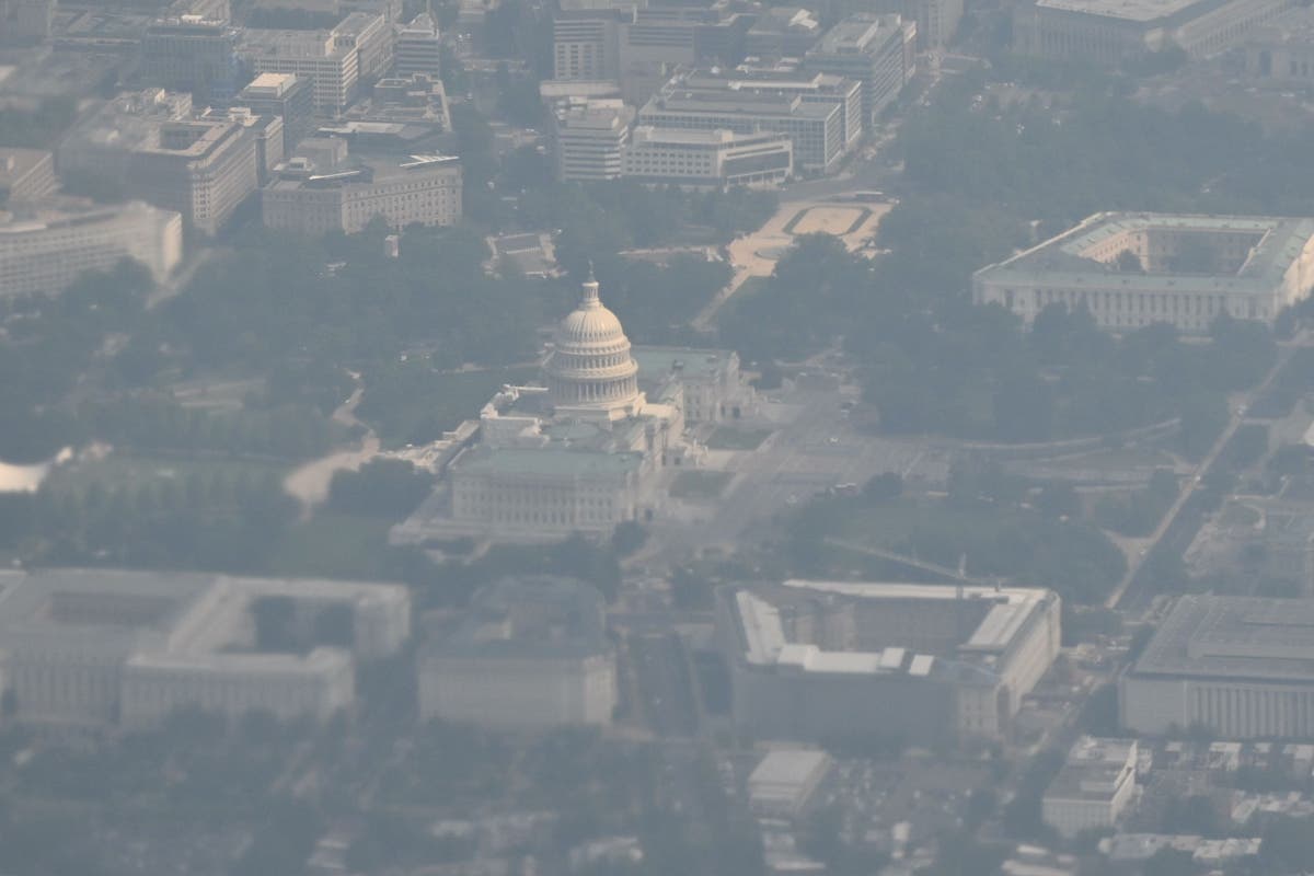 Detroit and DC suffer worst air quality in world while at least 24 killed in southern heatwave – live