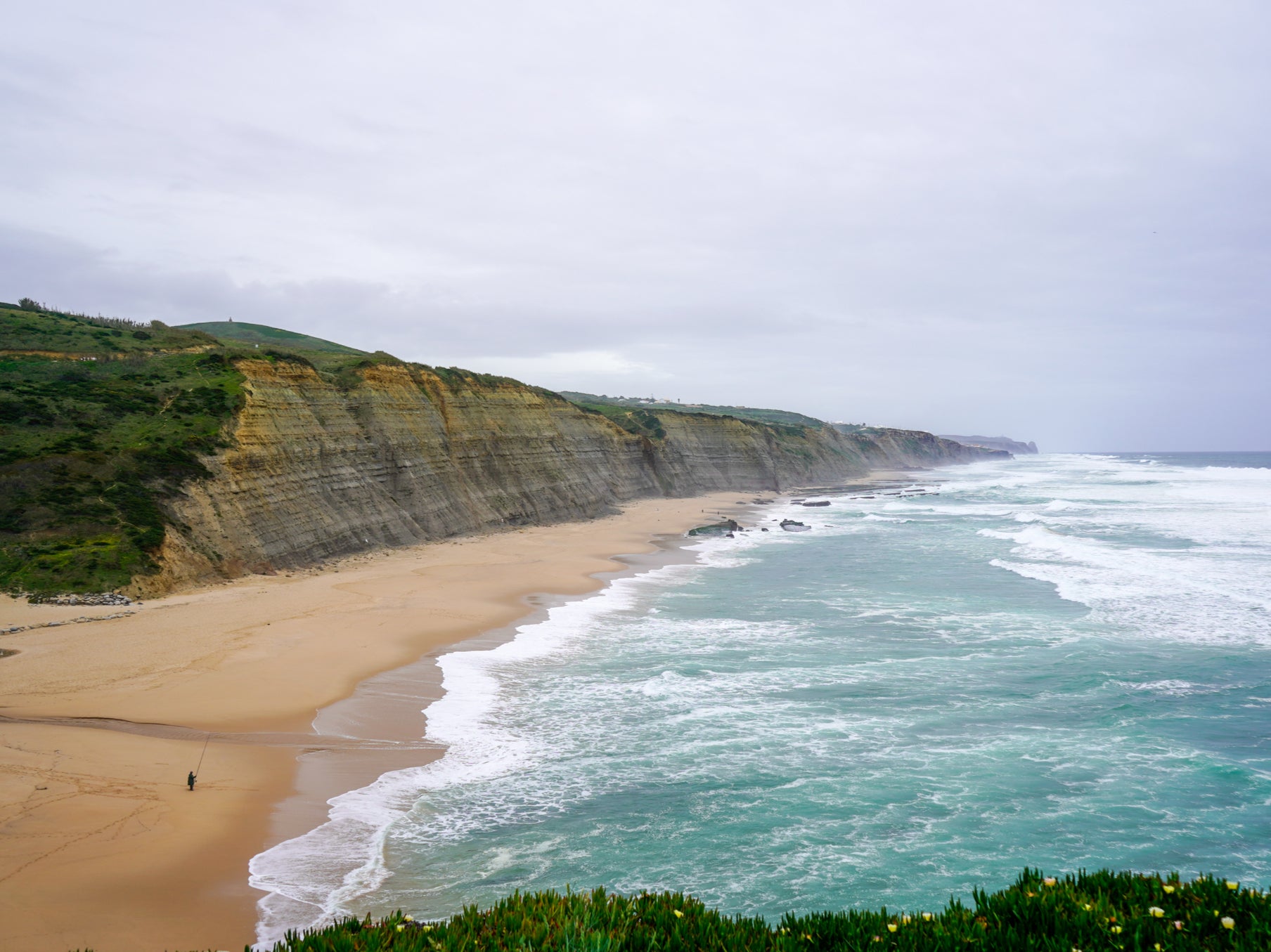 Praia do Magoito is among the quiter beaches on this list