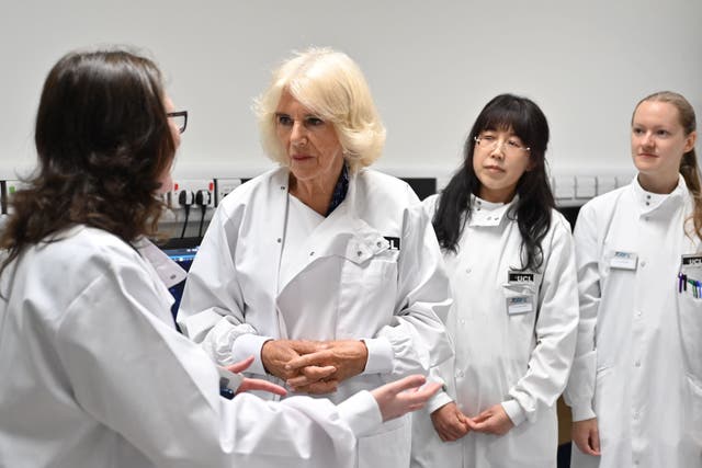 The Queen toured a research laboratory looking into type 1 diabetes (Justin Tallis/PA)