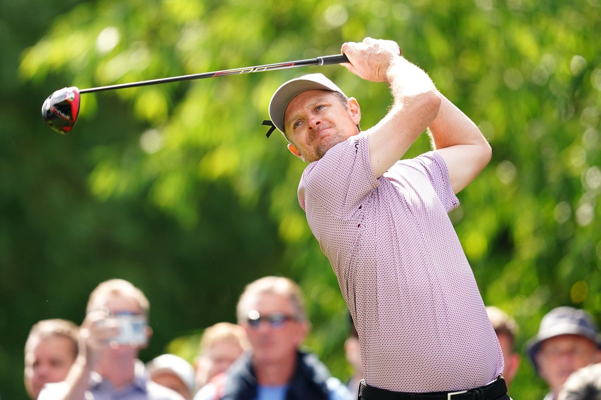 Photo of Pre-tournament favourite Justin Rose makes fine start at Betfred British Masters
