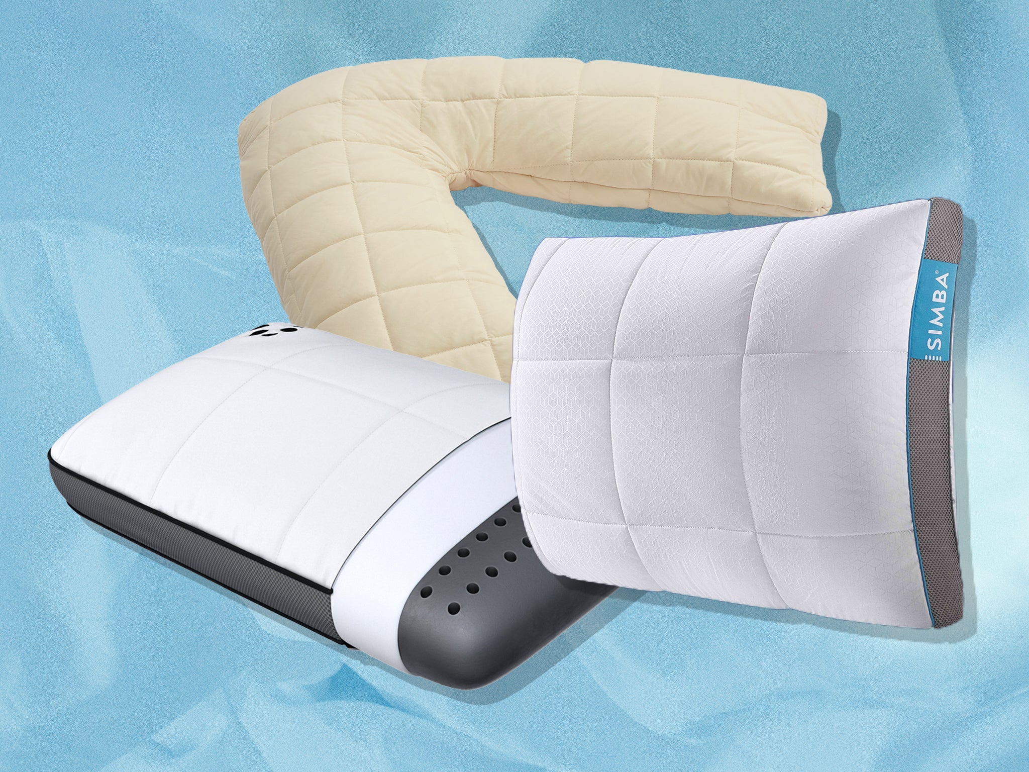 Improve spinal alignment and keep stiffness at bay with these natural and synthetic pillows