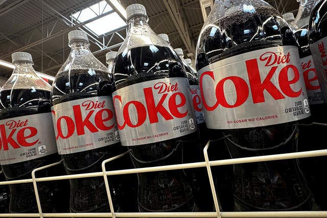<p>Aspartame is found in Diet Coke </p>