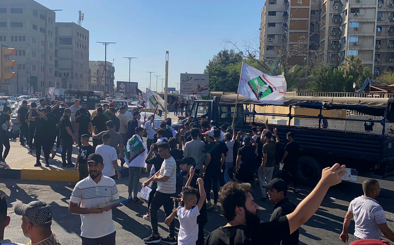 Iraq-Swedish Embassy-Stormed