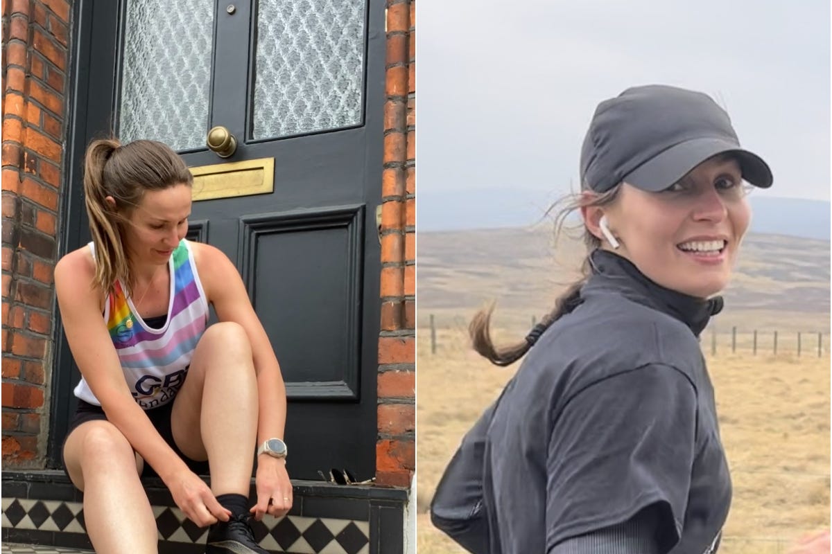Lucinda Layfield has reached the halfway point of her 30 marathons before 30 challenge (Jamie Moran/Lucinda Layfield/PA)