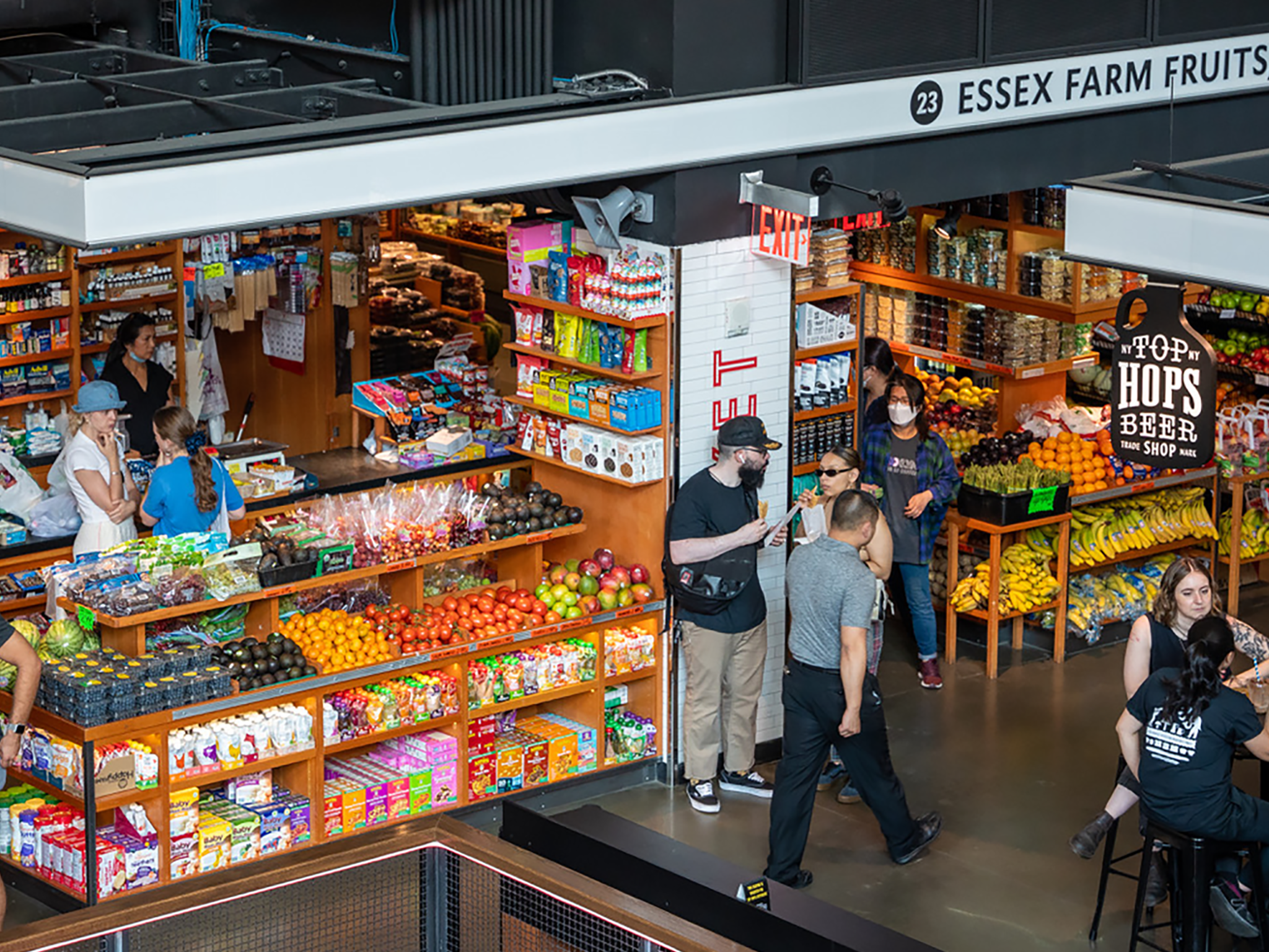 The historic Essex Market originally opened in 1940, and reopened in 2019