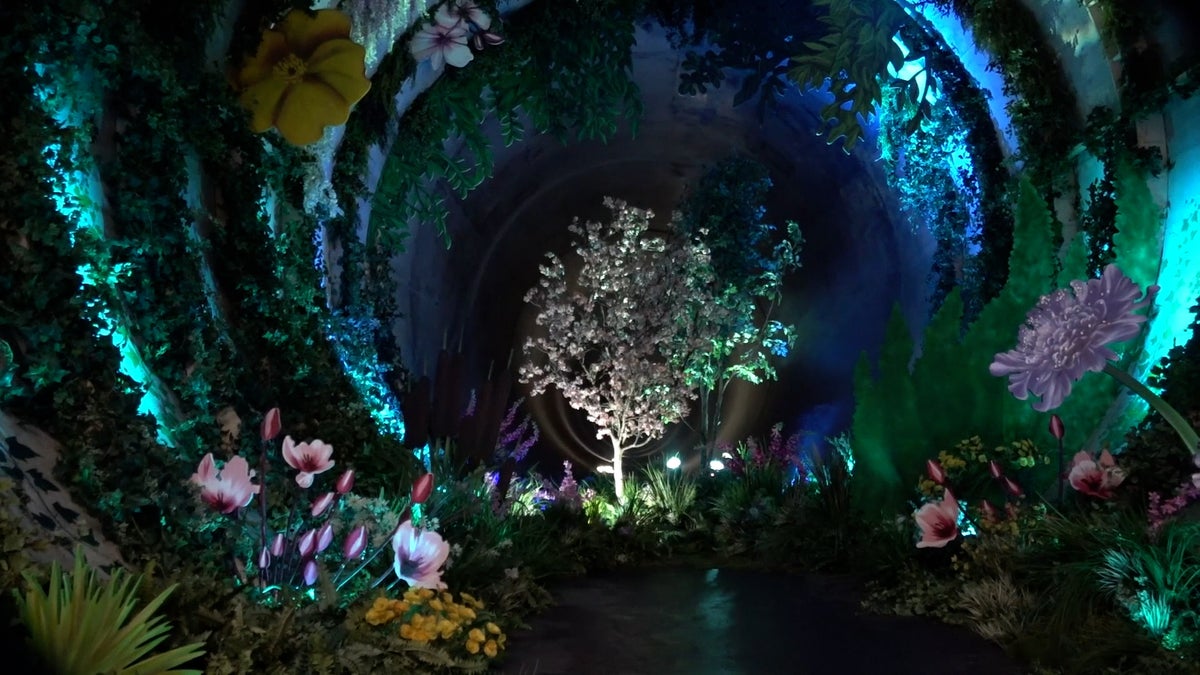 Sprawling nature art installation takes over London’s ‘super sewer’ 50m below ground
