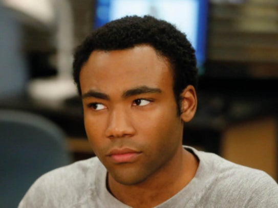 Donald Glover as Troy Barnes in ‘Community'