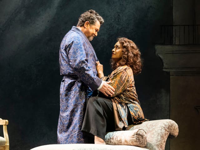 <p>Michael Ball and Danielle de Niese in ‘Aspects of Love'</p>