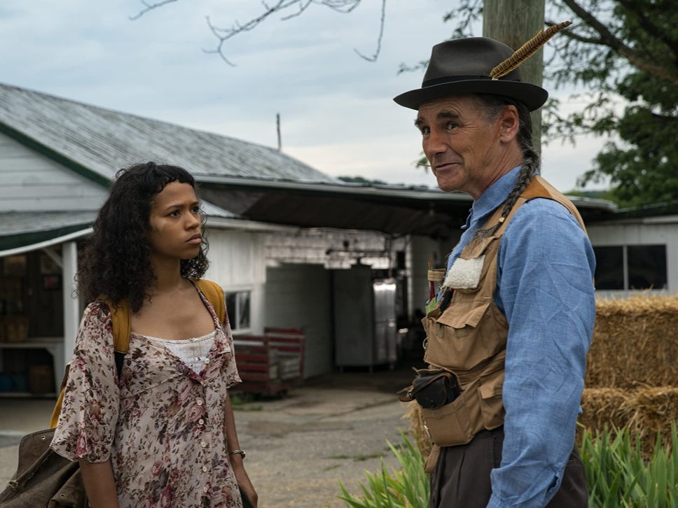 Taylor Russell and Rylance in ‘Bones and All’