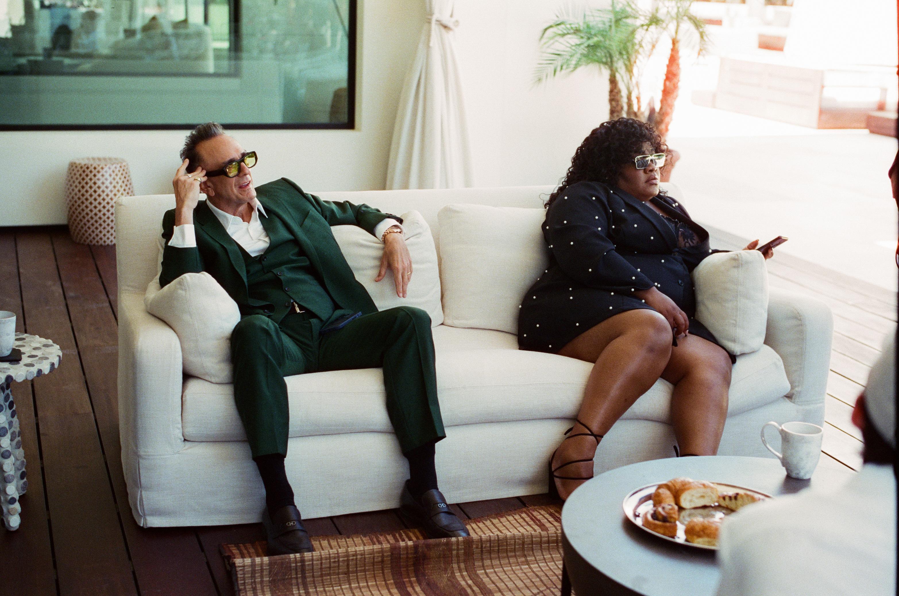 Hank Azaria and DaVine Joy Randolph in ‘The Idol'