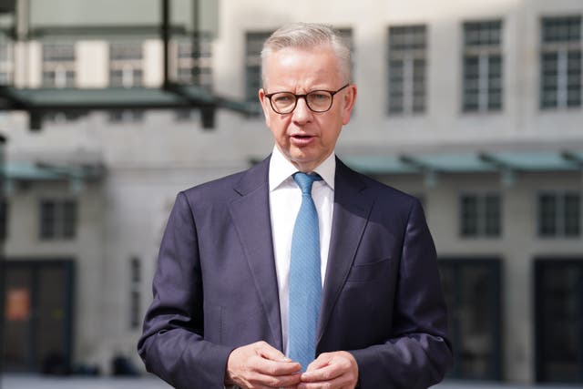 Michael Gove said relations between the Scottish and UK Governments were cordial (Lucy North/PA)