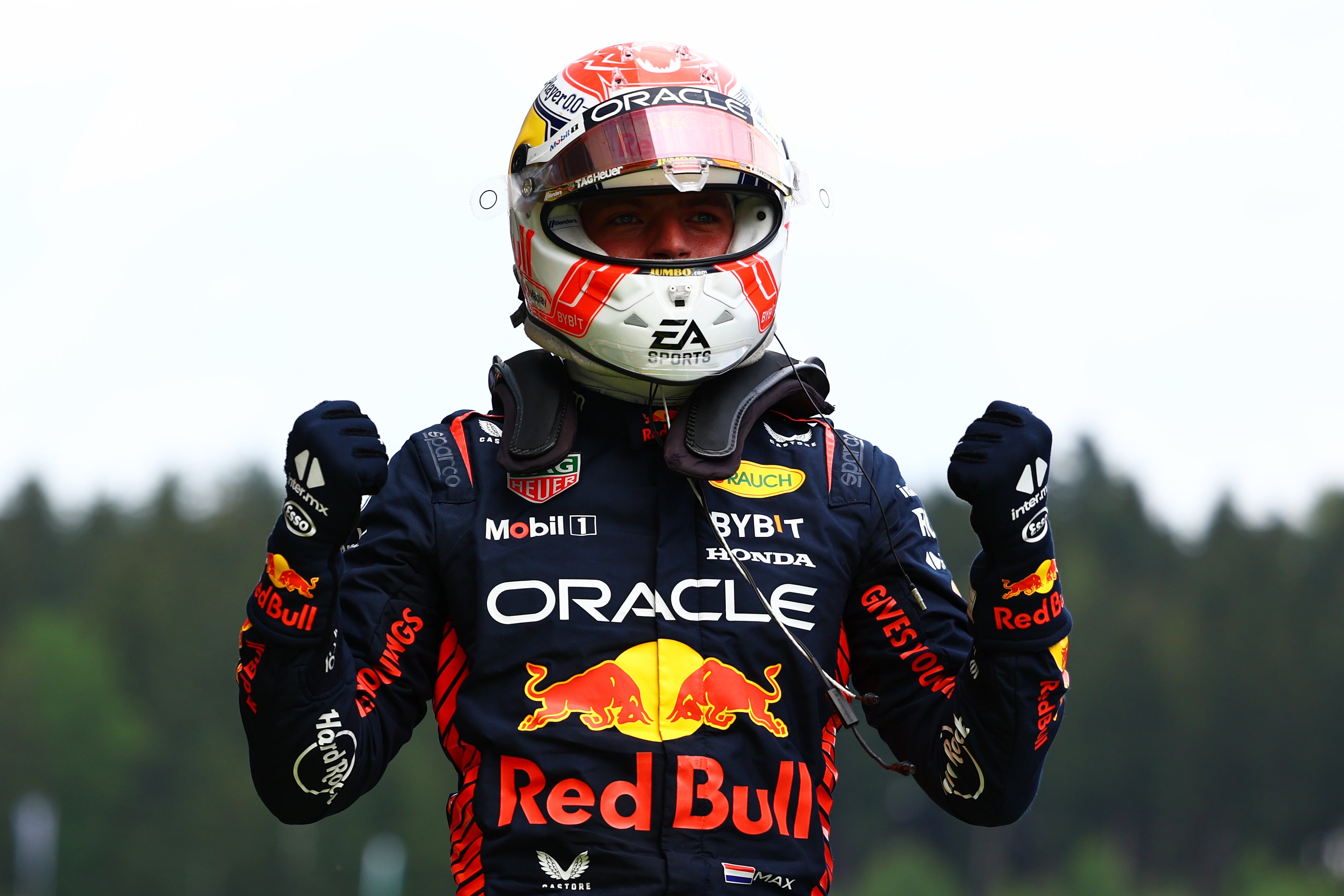 Max Verstappen claimed his fourth pole position in a row