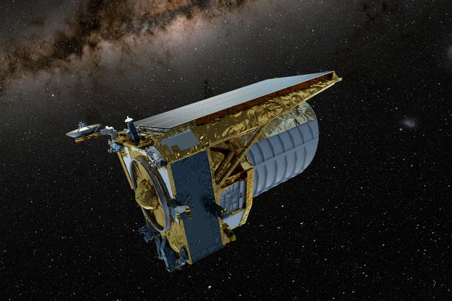An artist’s impression of the Euclid space telescope (ESA)