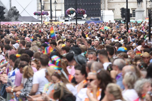 <p>Just Stop Oil has threatened to disrupt London’s Pride march if the parade does not stop accepting sponsorship money from “high-polluting industries” (PA)</p>