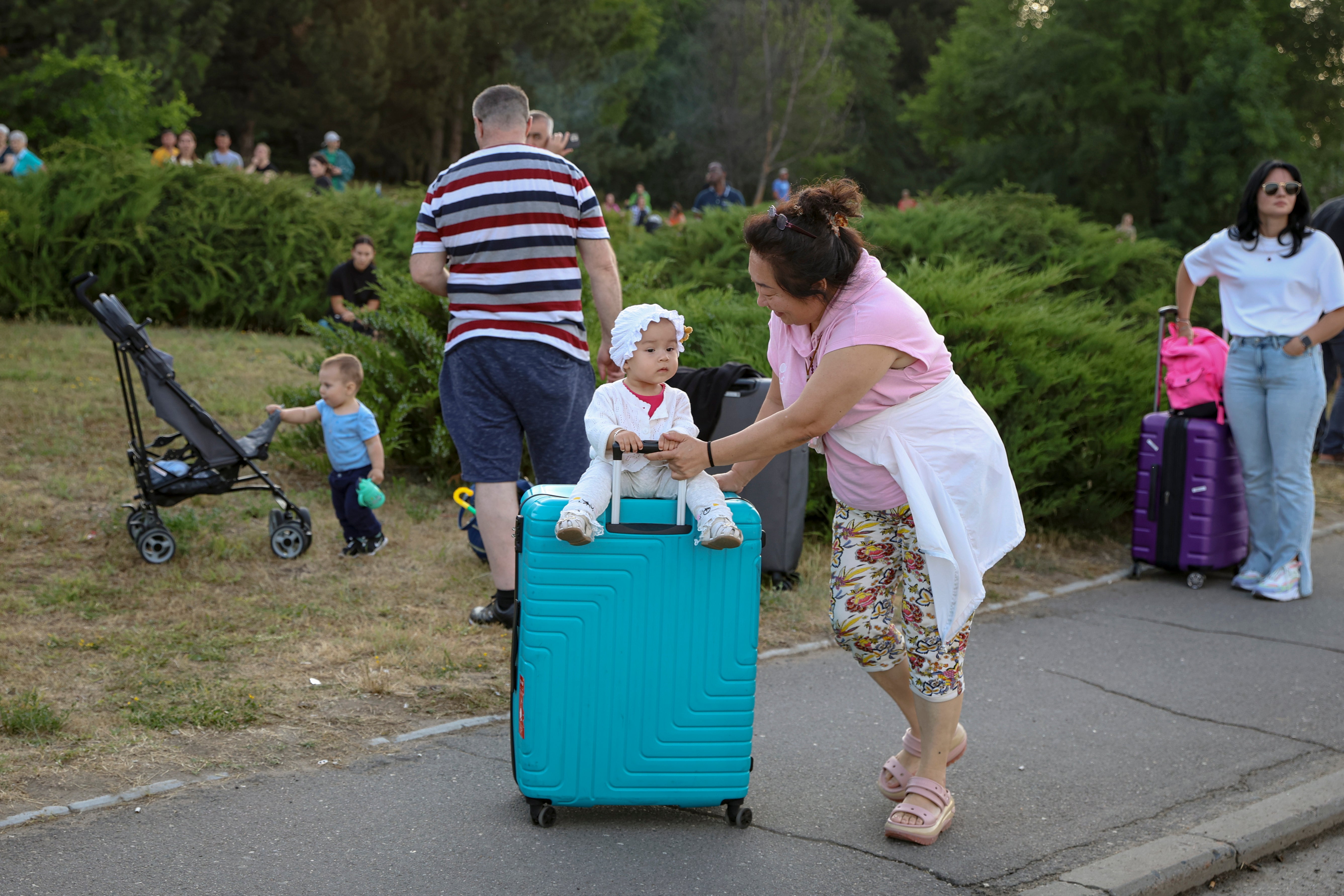 APTOPIX Moldova Airport Shooting