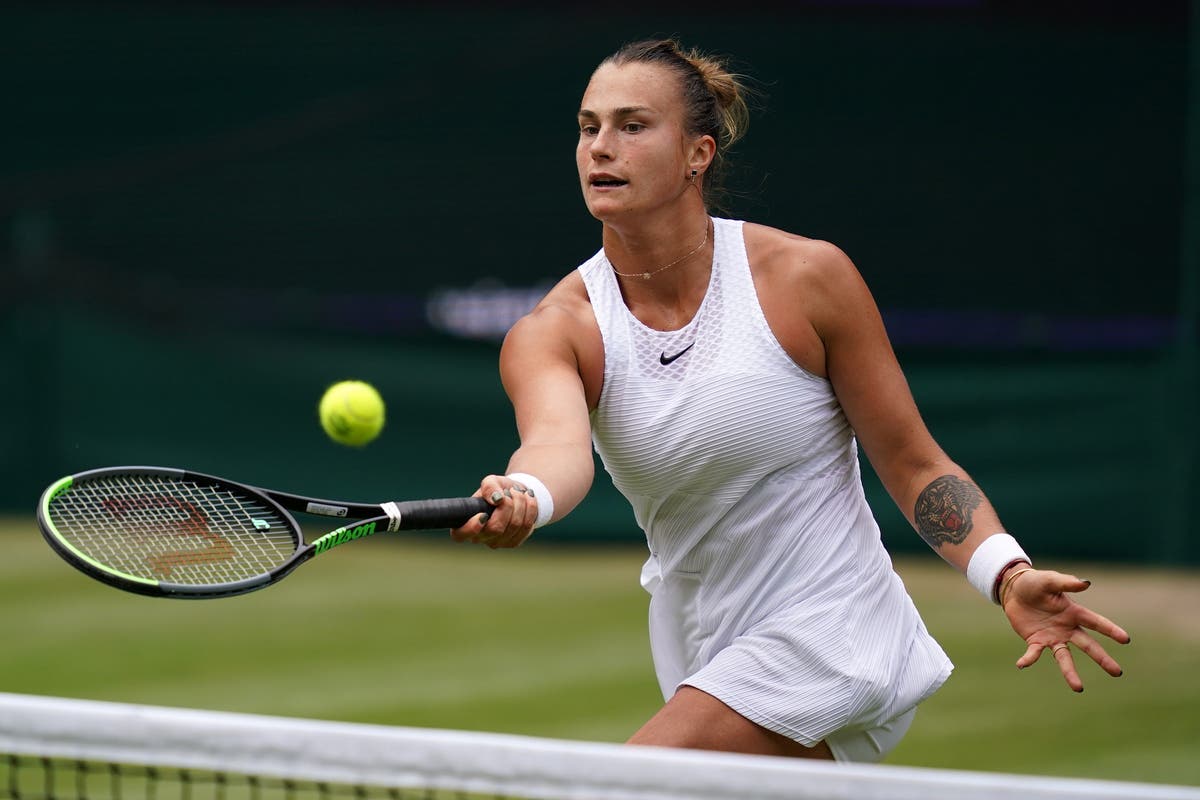 Aryna Sabalenka ‘not going to talk about politics’ on Wimbledon return