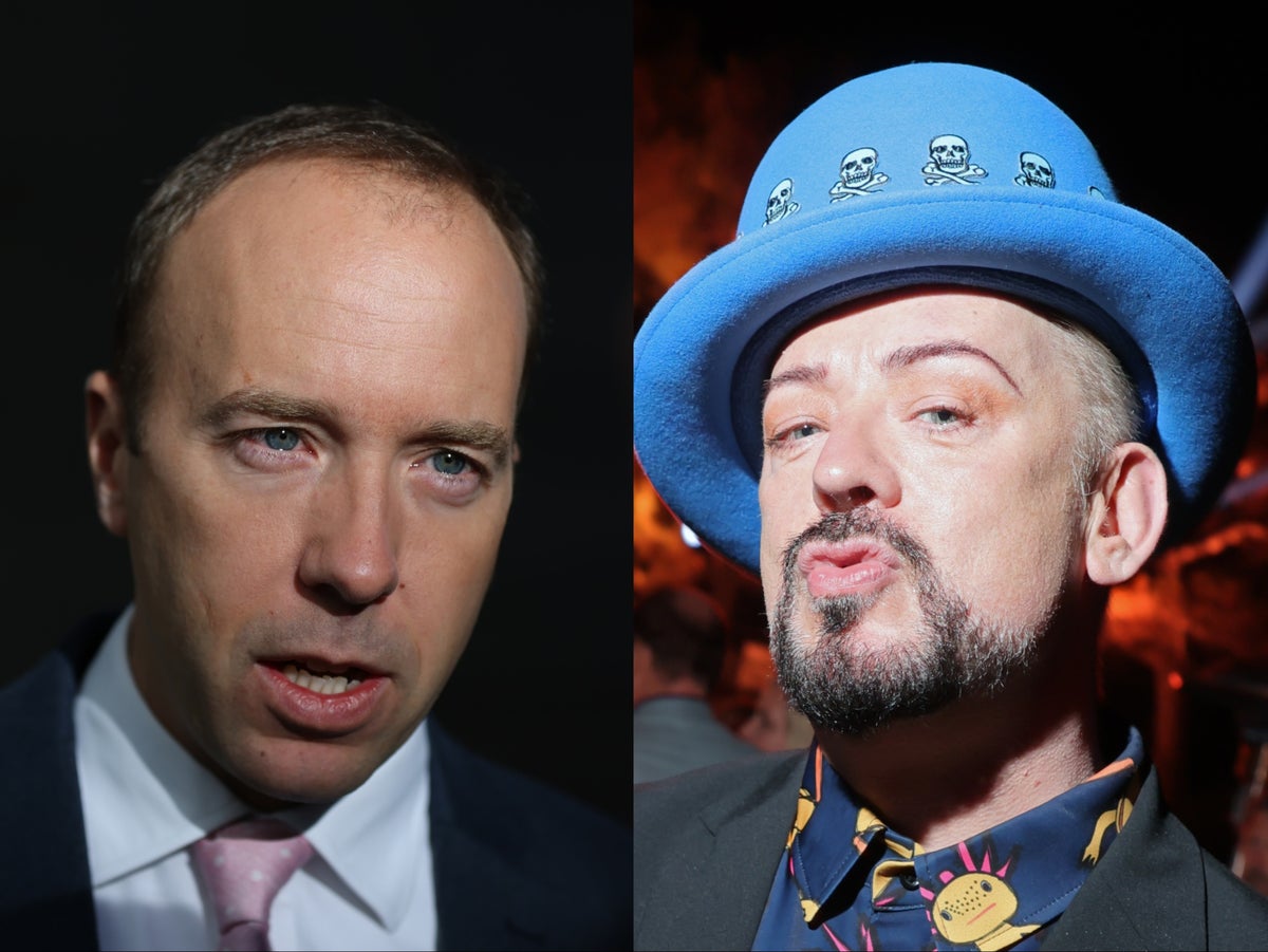 Boy George says ‘redemption is possible’ for Matt Hancock