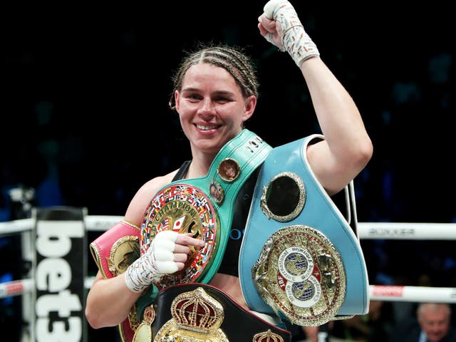 <p>Savannah Marshall became undisputed super-middleweight champion by beating Franchon Crews-Dezurn</p>