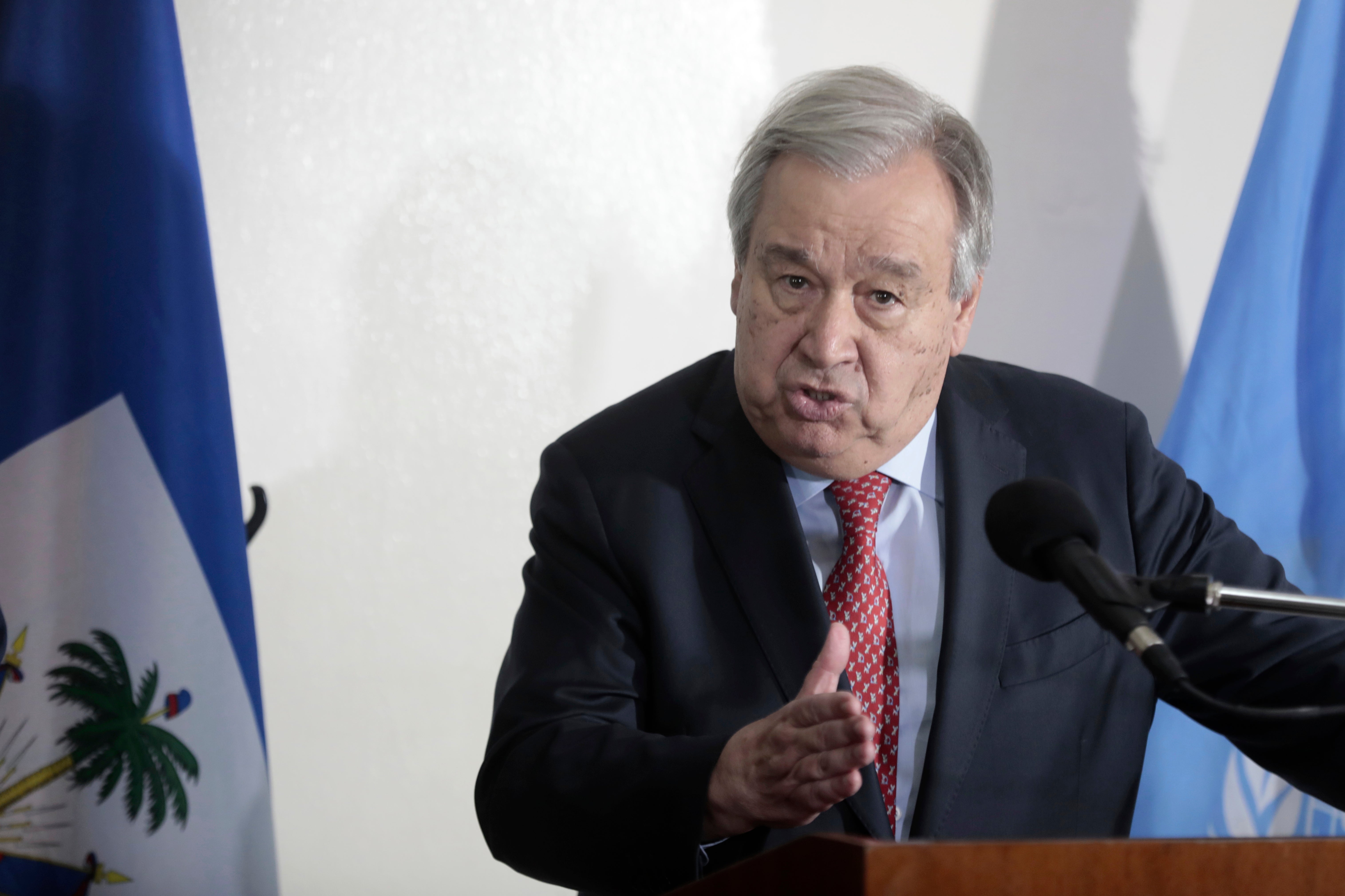 The UN Chief Calls For A Robust International Police Force To Help ...