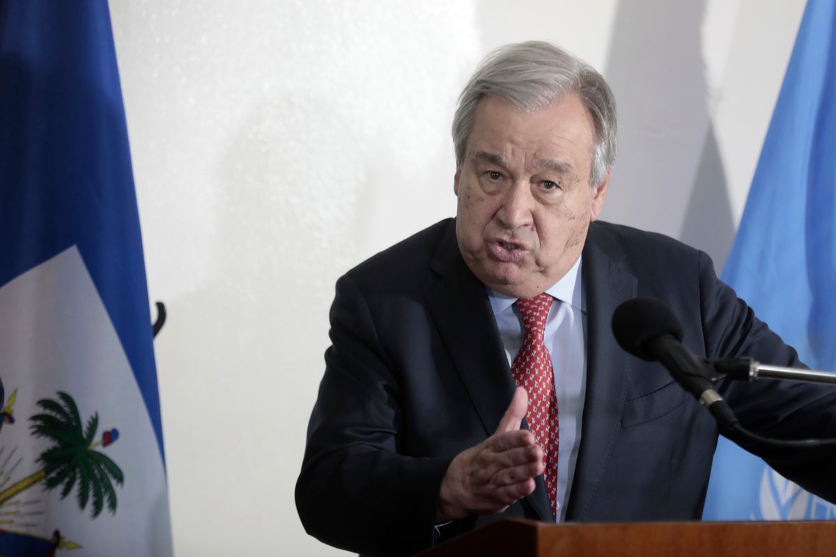 UN chief says Haiti urgently needs international security force and humanitarian aid