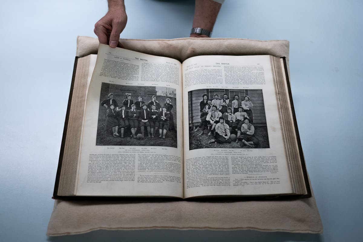 Archivists give sports fans rare glimpse into early days of women&rsquo;s football